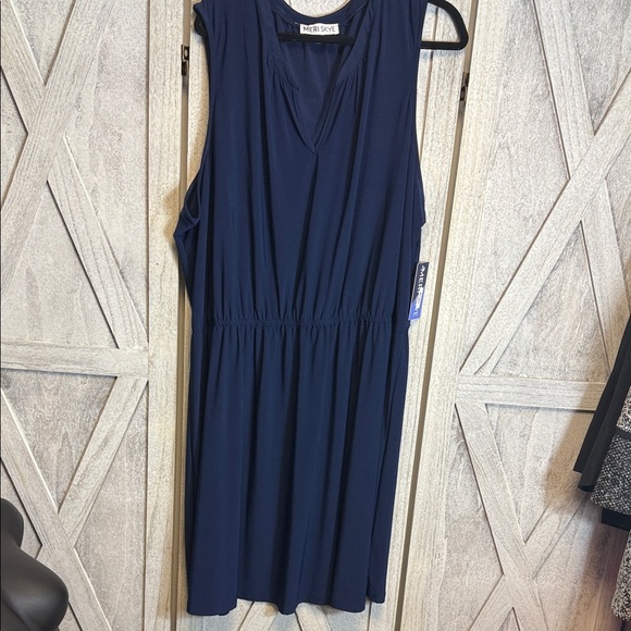 Meri Skye Dresses & Skirts - Deep Blue 5X Midi Dress by Mari Skye
